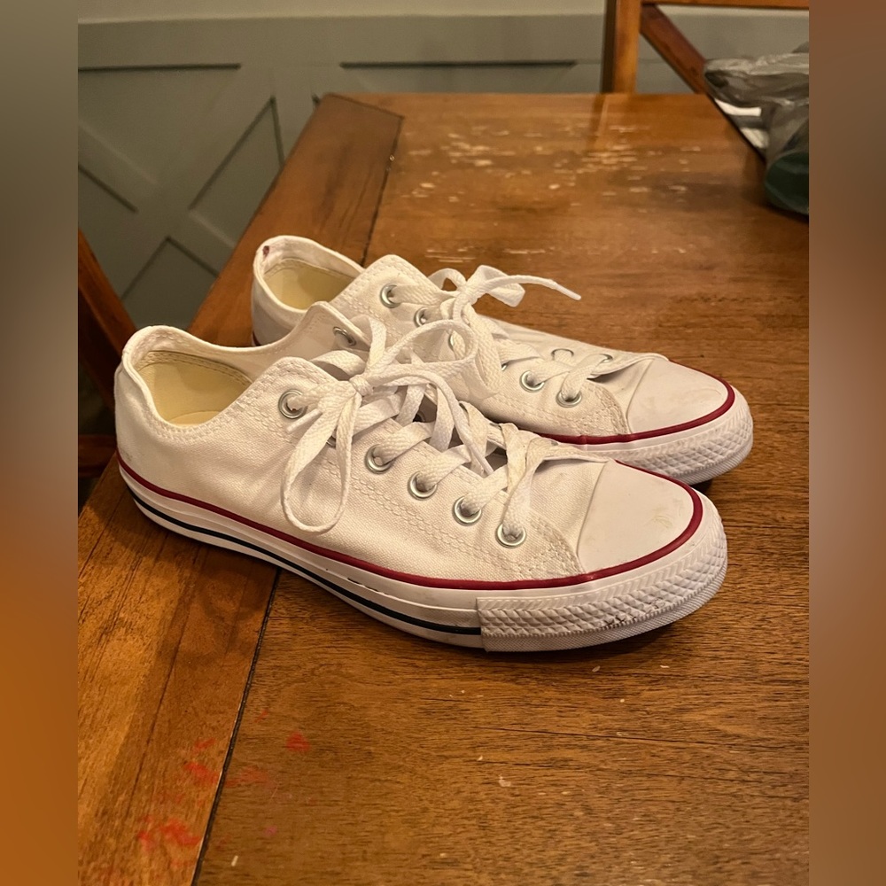 Women’s white All Star Coverse